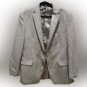 Lauren Ralph Lauren 42R Taupe Blazer/Suit Jacket.
